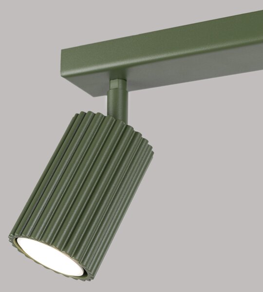 Sollux Lighting Stropní svítidlo KARBON 2 olivově zelené