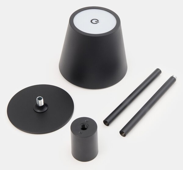 Sinsay - Moderní stolní LED lampa - černá