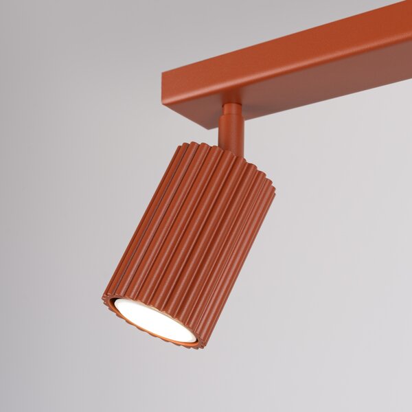 Sollux Lighting Stropní svítidlo KARBON 2 červený okr