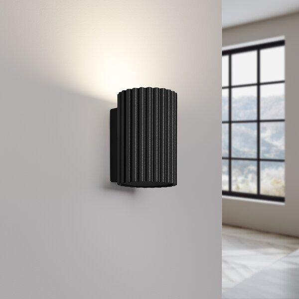 Sollux Lighting Nástěnné svítidlo KARBON 10 černé