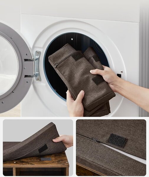 SONGMICS Botník Vasagle Endersen 104 cm hnědý/černý