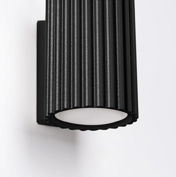 Sollux Lighting Nástěnné svítidlo KARBON 10 černé