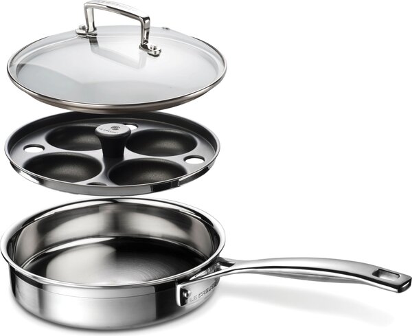 Le Creuset 96204220001000 Pánev na vejce 3-ply
