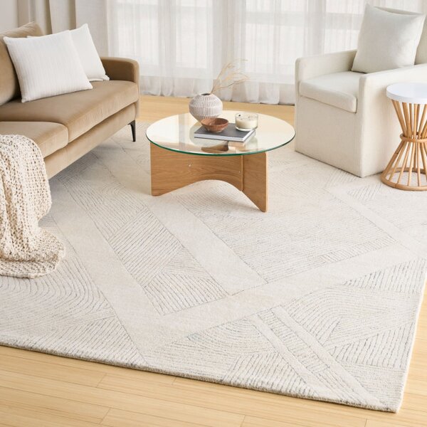Koberec DKNY PURE PATTERNS ivory / šedý