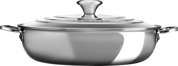 Le Creuset 96600730000100 Pánev 3-ply Plus s rukojeťmi 30 cm