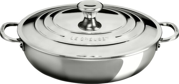 Le Creuset 96600730000100 Pánev 3-ply Plus s rukojeťmi 30 cm