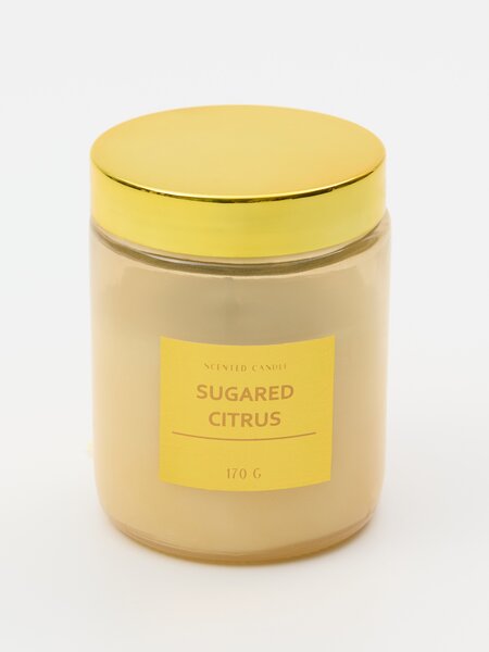 Sinsay - Vonná svíčka Sugared Citrus - jantarová