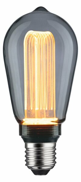 PAULMANN Inner Glow Edition LED žárovka Arc E27 230V 3,5W 1800K kouřové sklo ST64