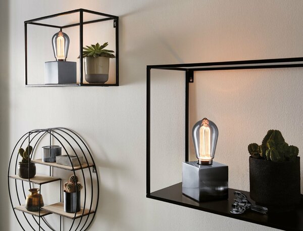 PAULMANN Inner Glow Edition LED žárovka Arc E27 230V 3,5W 1800K kouřové sklo ST64