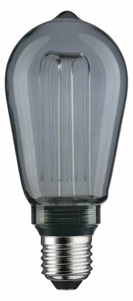 PAULMANN Inner Glow Edition LED žárovka Arc E27 230V 3,5W 1800K kouřové sklo ST64
