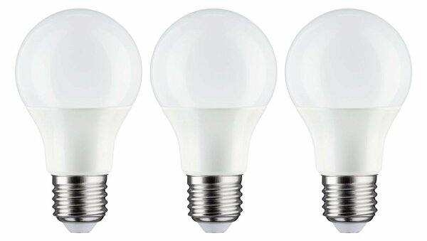 PAULMANN LED žárovka 3ks-sada E27 230V 3x806lm 3x8,0W 2700K opál
