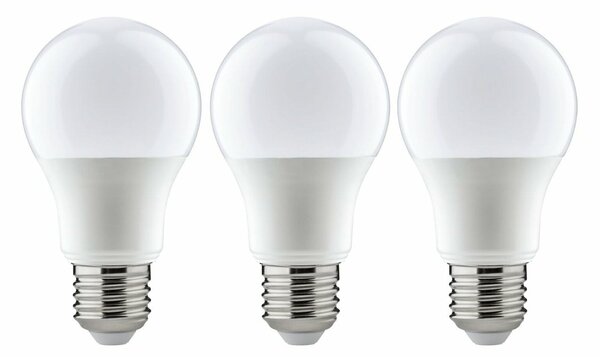 PAULMANN LED žárovka 3ks-sada E27 230V 3x806lm 3x8,0W 2700K opál