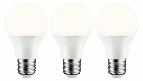 PAULMANN LED žárovka 3ks-sada E27 230V 3x806lm 3x8,0W 2700K opál