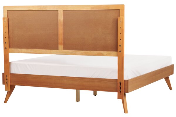 Postel ISTRES 160 x 200 cm Přírodní jasan