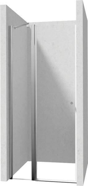 Deante Kerria Plus sprchové dveře 90 cm sklopné chrom lesk/průhledné sklo KTSU041P