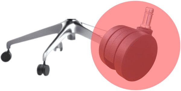 Ergonomická kancelářská židle MERCURY BESSEL ŠEDÝ PLAST, TMAVĚ ŠEDÁ – pohodlné sezení