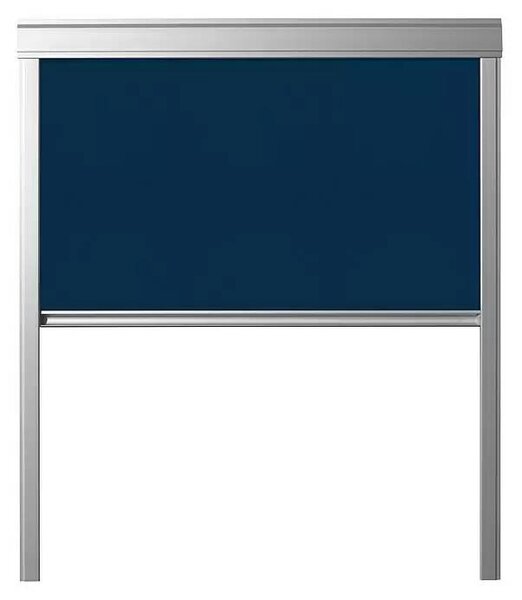 German Zatemňovací roleta DUA pro střešní okno 78 x 140 cm / polyester / hliník / tmavá modrá