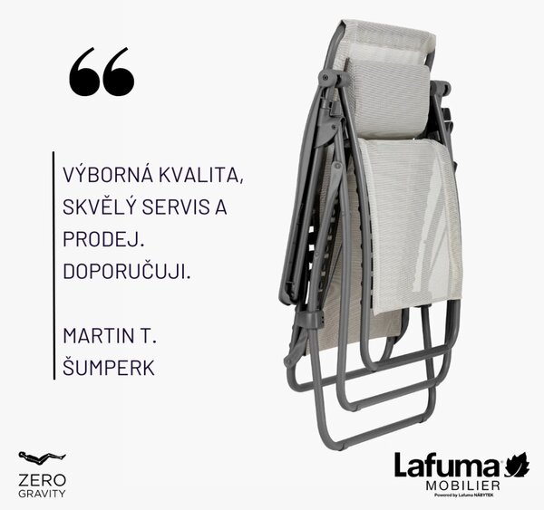 Relaxační křeslo Lafuma RSX Clip AirComfort černá Acier