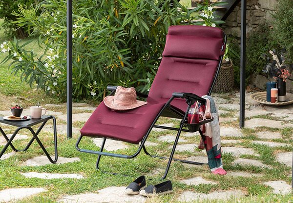 Relaxační křeslo Lafuma RSX Clip AirComfort červená Bordeaux