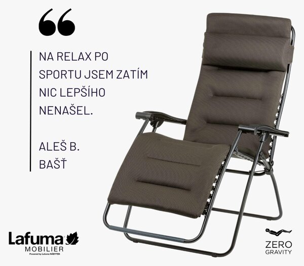 Relaxační křeslo Lafuma RSX Clip AirComfort černá Acier