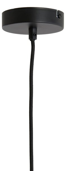 Vínové závěsné svítidlo s textilním stínidlem ø 60 cm Malacia – Light & Living
