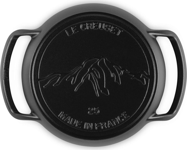 Le Creuset 20270250000005 Litinová pánev BBQ Outdoor kulatá 25 cm černá matná