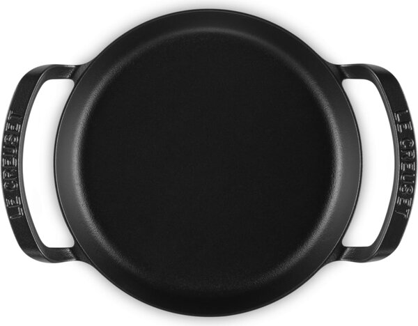 Le Creuset 20270250000005 Litinová pánev BBQ Outdoor kulatá 25 cm černá matná