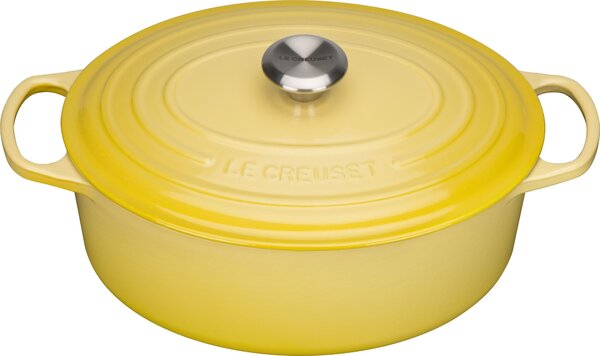 Le Creuset 21178294032430 Pekáč Signature oválný 29 cm citronový