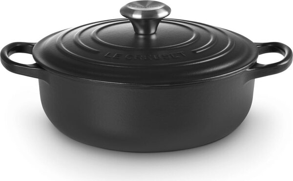 Le Creuset 21198240000430 Pekáč Sauté Signature 24 cm černý matný