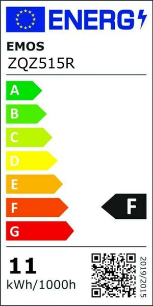 EMOS Chytrá LED žárovka GoSmart A60 / E27 / 11 W (75 W) / 1 050 lm / RGB / stmívatelná / Zigbee ZQZ515R