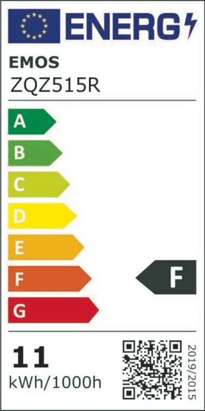 EMOS Chytrá LED žárovka GoSmart A60 / E27 / 11 W (75 W) / 1 050 lm / RGB / stmívatelná / Zigbee ZQZ515R