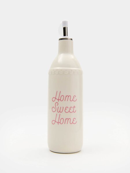 Sinsay - Láhev na olej s nápisem Home Sweet Home - bílá