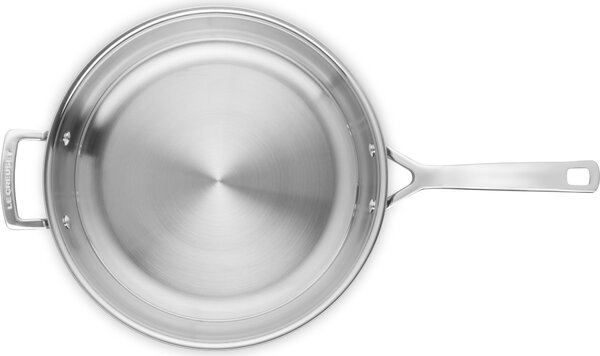 Le Creuset 53207300010200 Pánev 3-vrstvá, 30 cm, nerezová ocel, bez povlaku