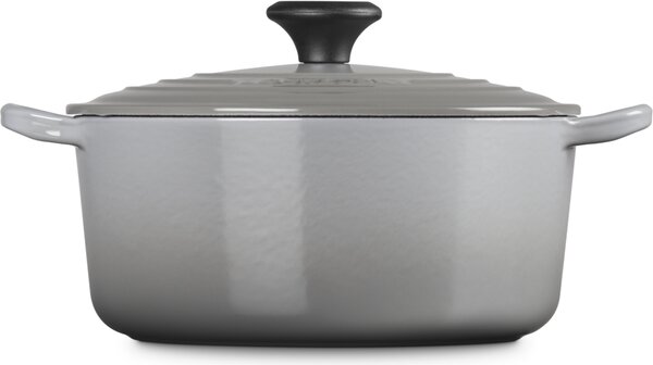 Le Creuset 25001245412463 Pekáč Signature kulatý, 24 cm, světle šedý