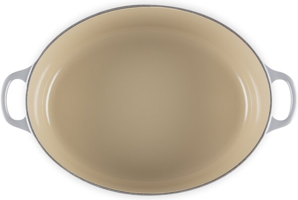Le Creuset 25002295412463 Pekáč oválný, 29 cm, světle šedý