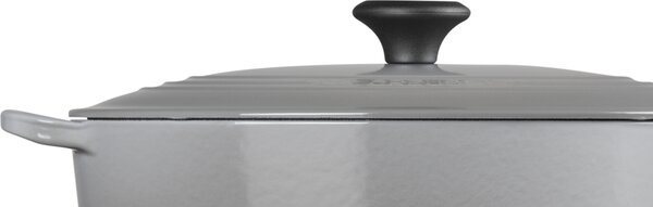Le Creuset 25002295412463 Pekáč oválný, 29 cm, světle šedý
