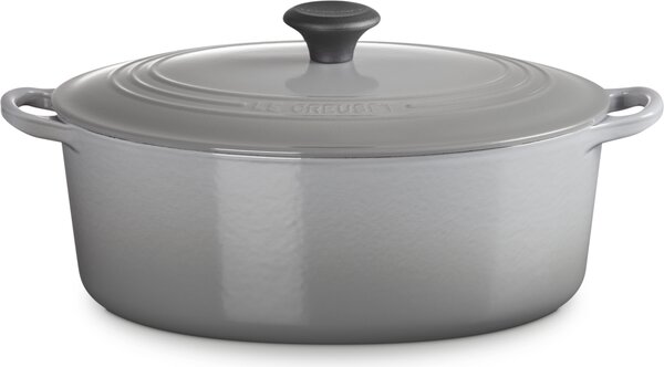 Le Creuset 25002295412463 Pekáč oválný, 29 cm, světle šedý