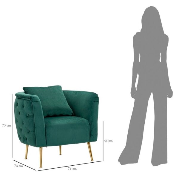 Designové křeslo Pahkakino zelené