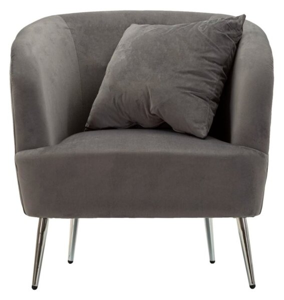 Designové křeslo Caerwyn šedé