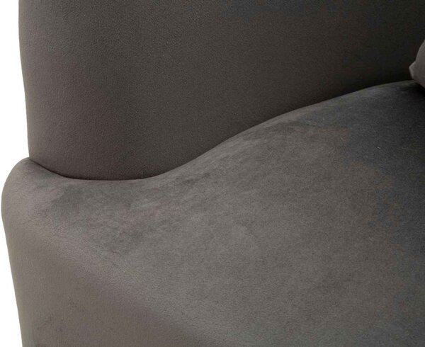 Designové křeslo Caerwyn šedé