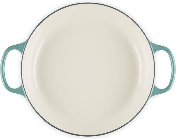 Le Creuset 21180300994450 Hrnec Gourmet nízký, 30 cm, bleu riviera