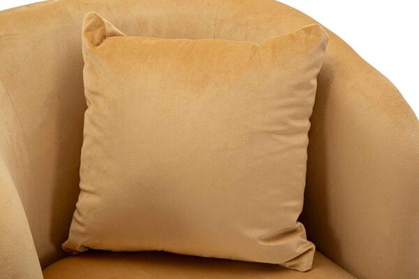 Designové křeslo Caerwyn hnědé