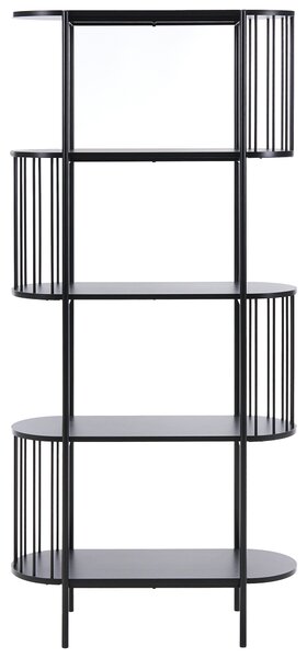 Knihovna se 4 policemi OREANA 172 cm Černá