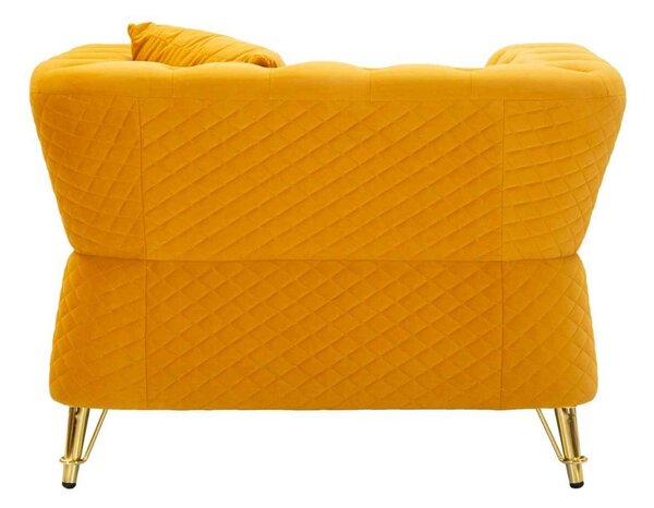 Designové křeslo Washakie hořčičné