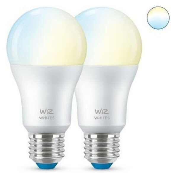 WiZ SET 2x LED žárovka E27 A60 8W (60W) 806lm 2700-6500K IP20, stmívatelná