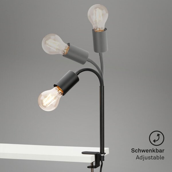 Lampa Briloner se šroubovatelnou svorkou - E27 Barva: Bílá