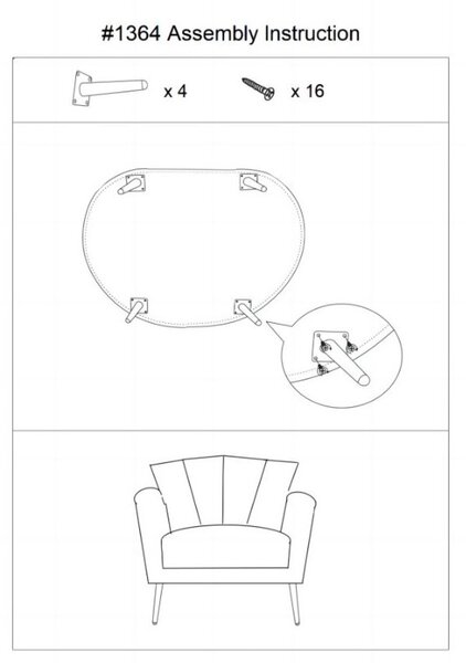 Designové křeslo Ulysses krémové