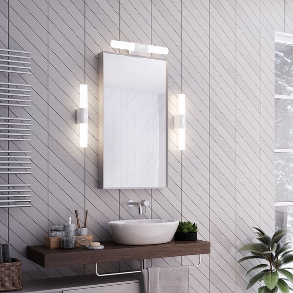 Nordlux 2015311001 Helva Double, nástěnné koupelnové svítidlo LED 9W 3000K, bílá, délka 42,5cm, IP44