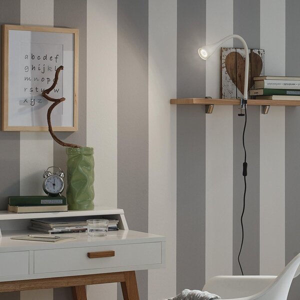 Lampa Briloner se svorkou a flexibilním ramenem - GU10, v.60 cm Barva: Černá