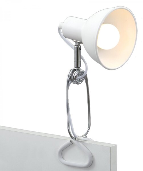 Lampa Briloner se svorkou - E14, v.305 mm Barva: Bílá